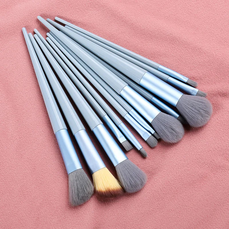 13Pcs Makeup Brush Set Make Up Concealer Brush Blush Powder Brush Eye Shadow Highlighter Foundation Brush Cosmetic Beauty Tools