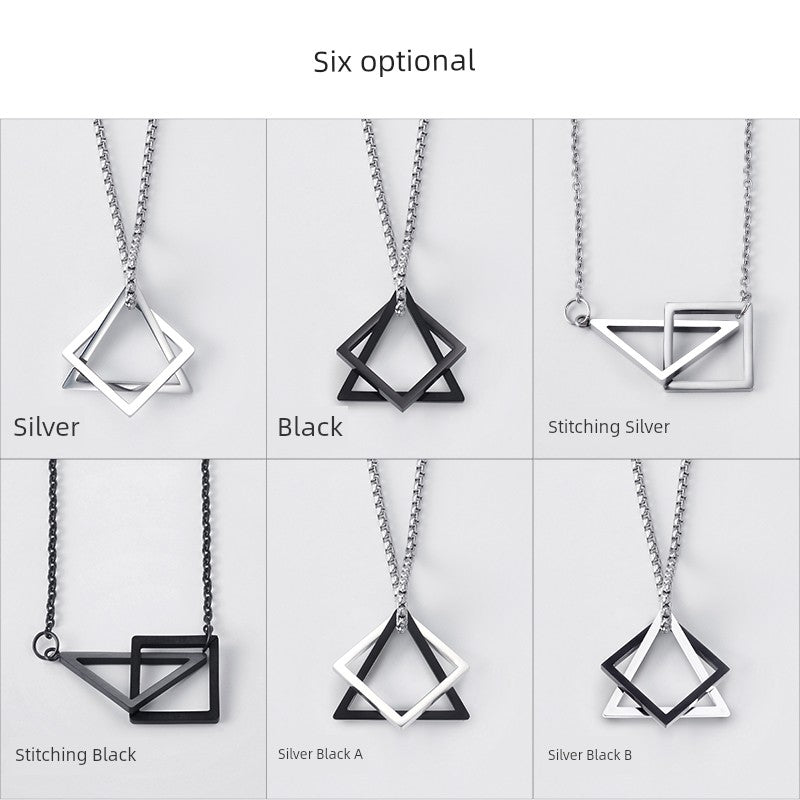 Men's Hip-Hop Fashionable Brand Fancy Hanging Ornaments Pendant Necklace