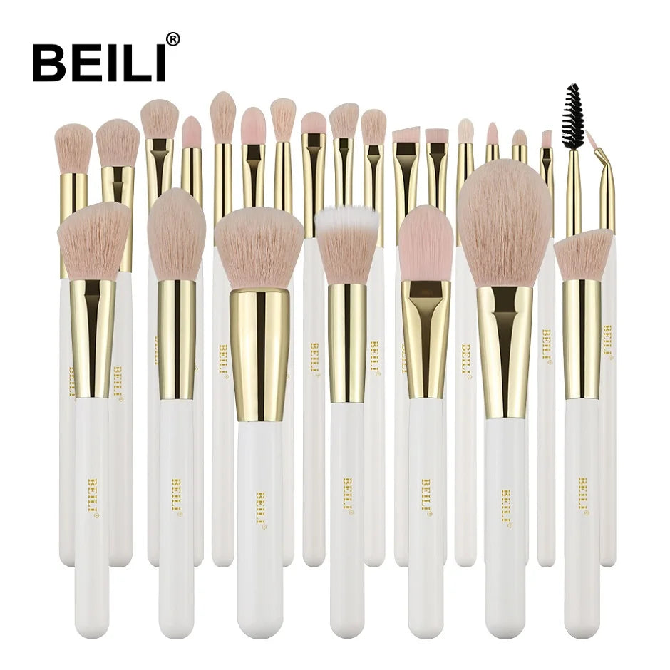 BEILI Brushes 25pcs Makeup Brush Set Cosmetic Foundation Brush Kit Eyeshadow Powder Blush Concealer Make Up Tool