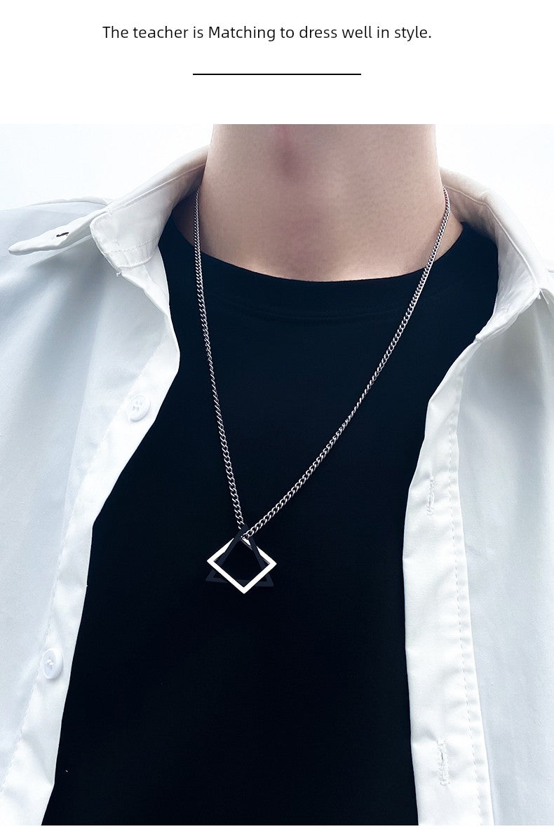 Men's Hip-Hop Fashionable Brand Fancy Hanging Ornaments Pendant Necklace