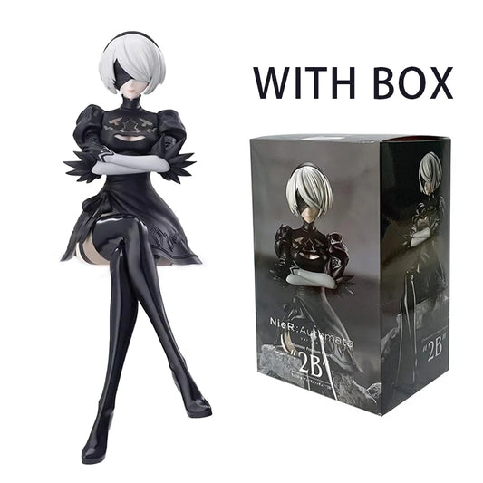 New SEGA Nier:automata Ver1.1A 2B Yorha No. 2 9S Type B 9S Premium Chokonose Figure Action Anime Mdel Toys Collectible Gift