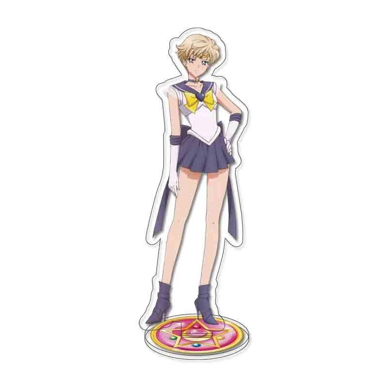 Anime SAILOR MOON Aino Minako Mizuno Ami Hino Rei Kino Makoto Cosplay Acrylic Figure Stand Model Plate Desk Decor Gift