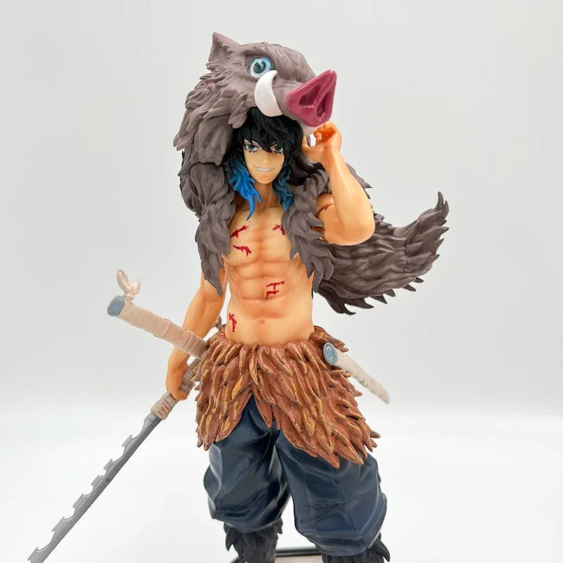 28cm Kokushibou Anime Figure Tanjiro Kamado Action Figure Tokitou Muichirou/Agatsuma Zenitsu Figurine Collectible Model Toy Gift