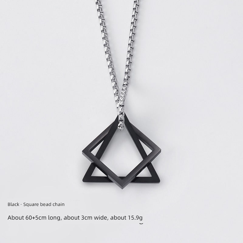 Men's Hip-Hop Fashionable Brand Fancy Hanging Ornaments Pendant Necklace