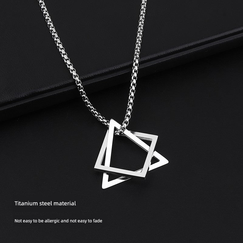 Men's Hip-Hop Fashionable Brand Fancy Hanging Ornaments Pendant Necklace