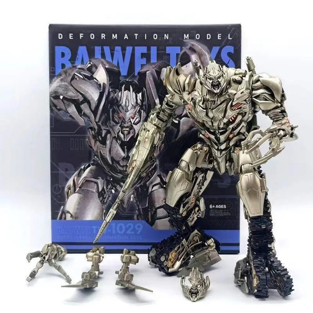 BAIWEI Transformation TW1029 Megatank Figure TW-1029 Megatank Movie Metal Coating Studio Series KO SS13 Action Figure Robot Toys