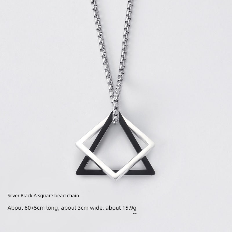 Men's Hip-Hop Fashionable Brand Fancy Hanging Ornaments Pendant Necklace