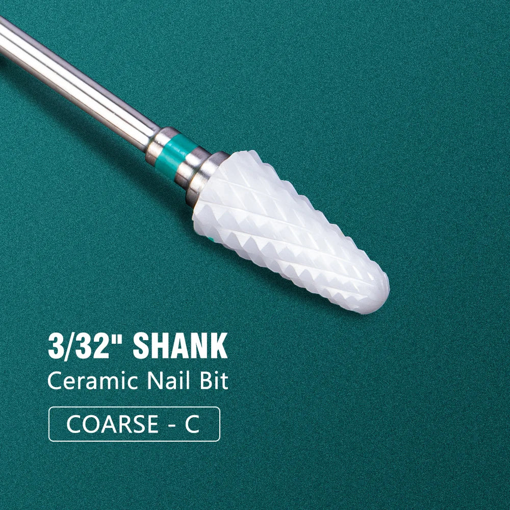 Dmoley Ceramic Tungsten Nail Drill Bit Electric Manicure Drills For Machine Milling Cutter Nail Burr Pedicure Accessories Tools