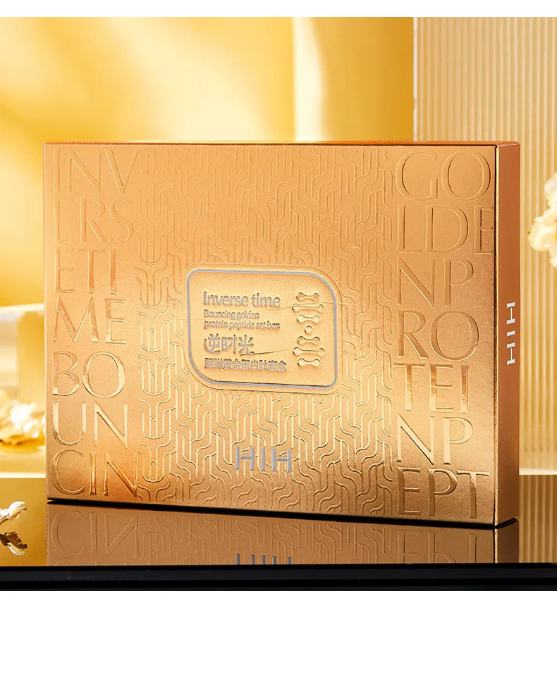 Elastic Gold Protein Peptide Set Lifting and Tightening Fading Wrinkle Beauty Salon Set Gold Thread Carving