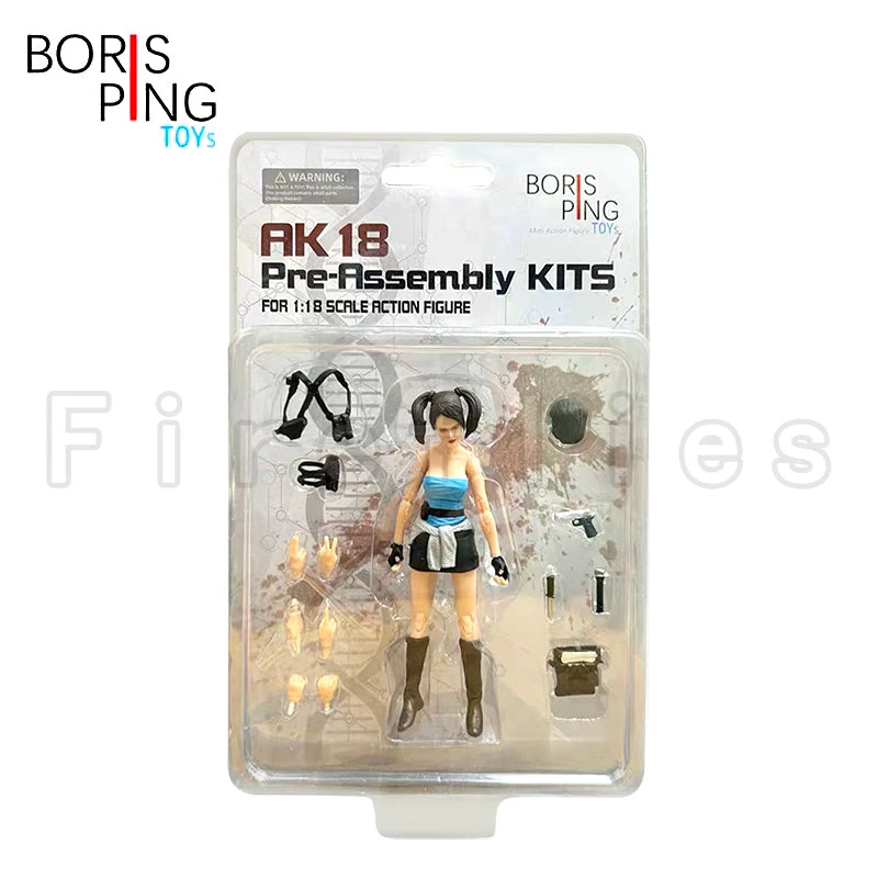 1/18 Boris Ping Toys Action Figure AK18 Pre-Assembly Kits Anime Model Toy