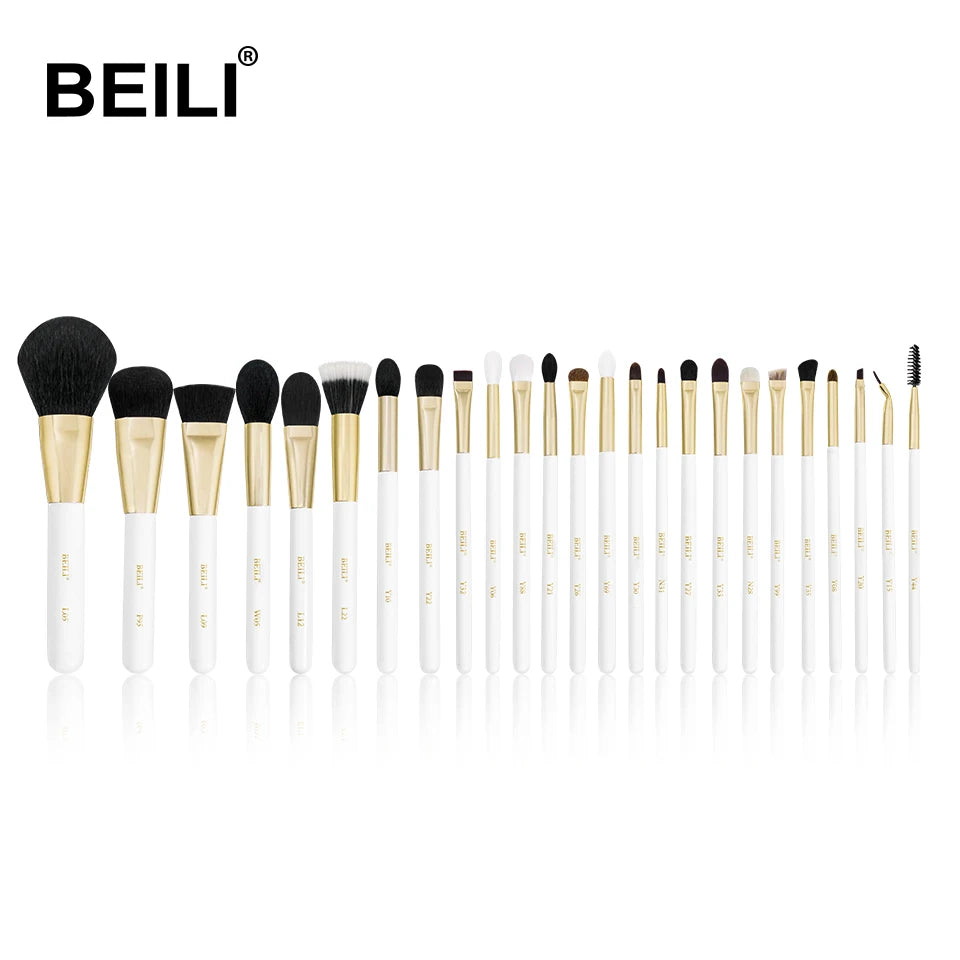 BEILI Brushes 25pcs Makeup Brush Set Cosmetic Foundation Brush Kit Eyeshadow Powder Blush Concealer Make Up Tool