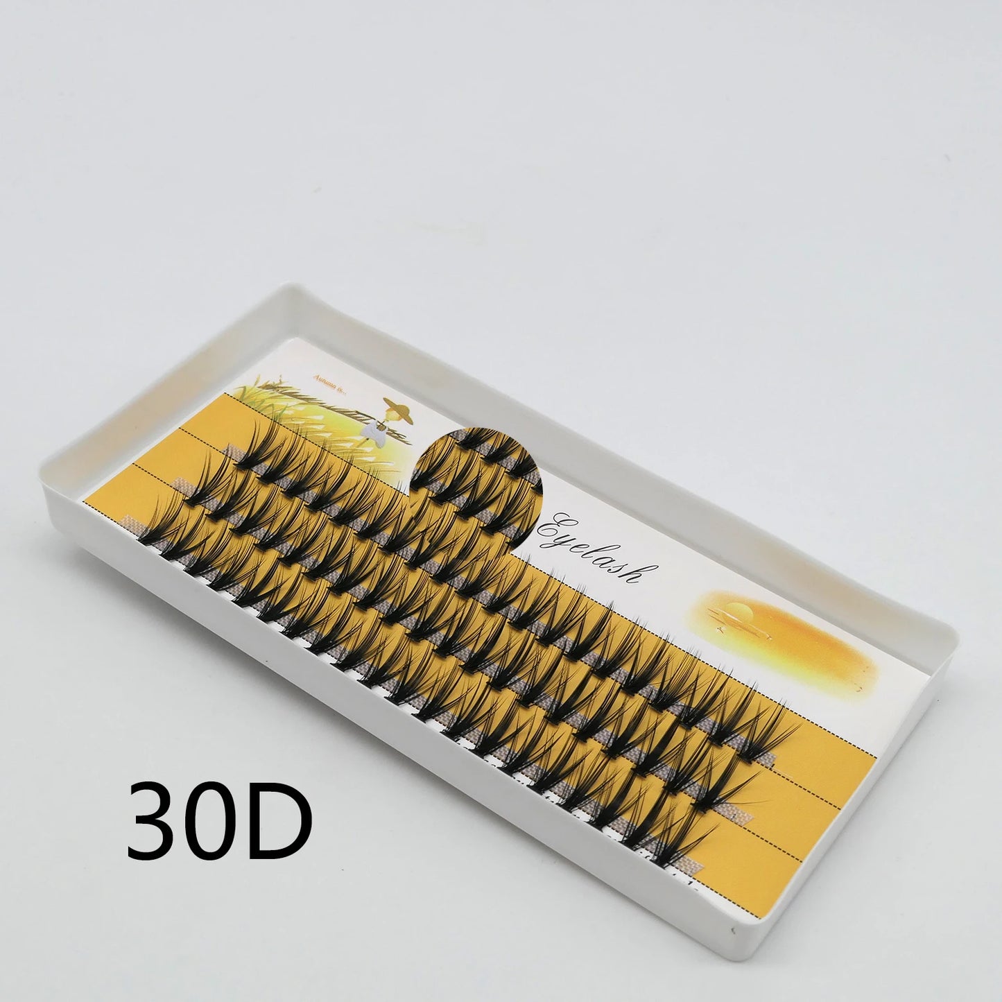 60 bundles/box 10/20/30D Individual Cluster Eyelash Extension Natural Mink Eyelashes Professional Makeup tools Lashes wholesale