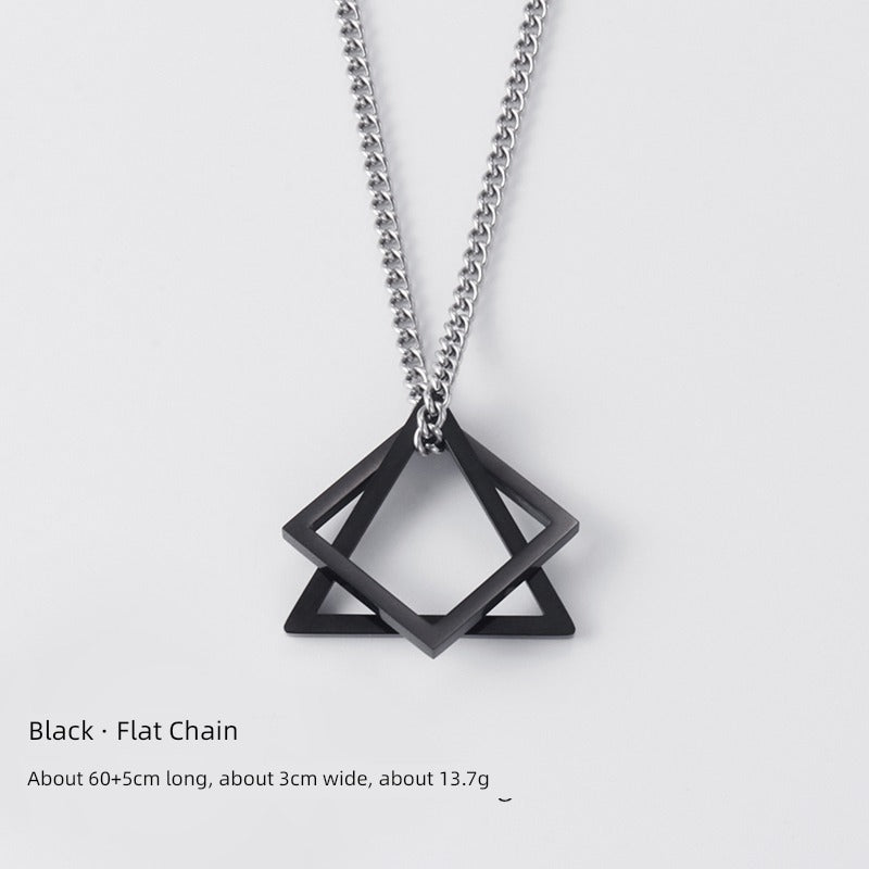 Men's Hip-Hop Fashionable Brand Fancy Hanging Ornaments Pendant Necklace