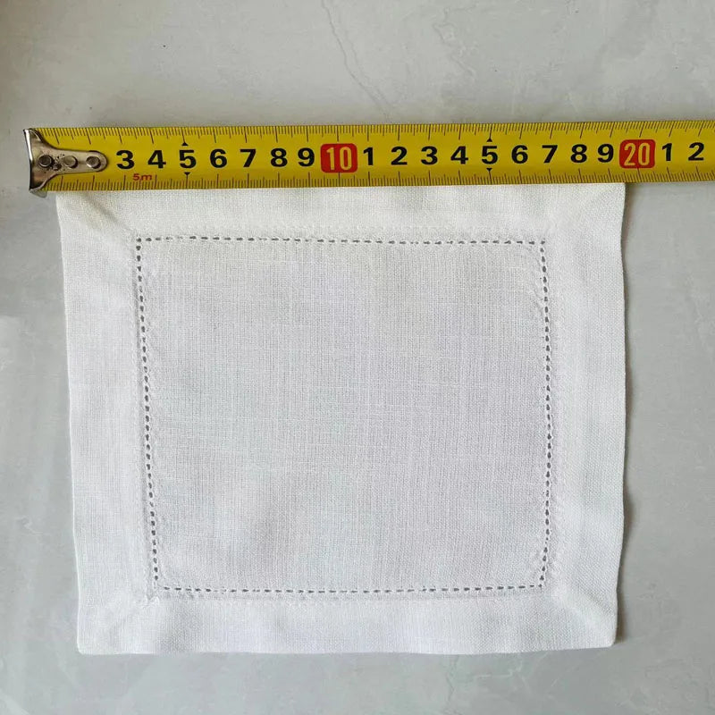 12pcs Linen Party Table Cloth Dinner Napkin Restaurant Home Napkins Wedding Linen Fabric Napkins 4 Size