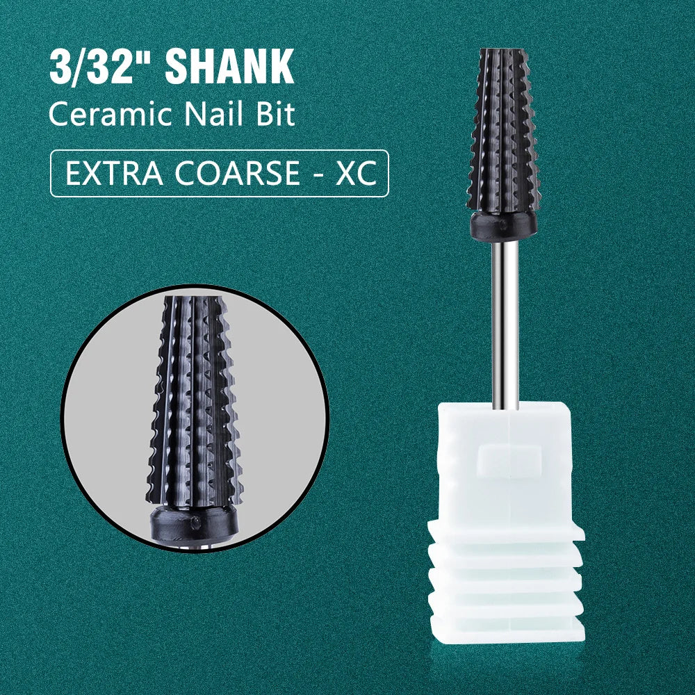 Dmoley Ceramic Tungsten Nail Drill Bit Electric Manicure Drills For Machine Milling Cutter Nail Burr Pedicure Accessories Tools