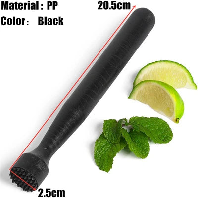 Bar Cocktail Muddler Mojito Stainless Steel Bar Mixer Barware DIY Drink Fruit Muddler Crushed Ice Barware Bar Tool