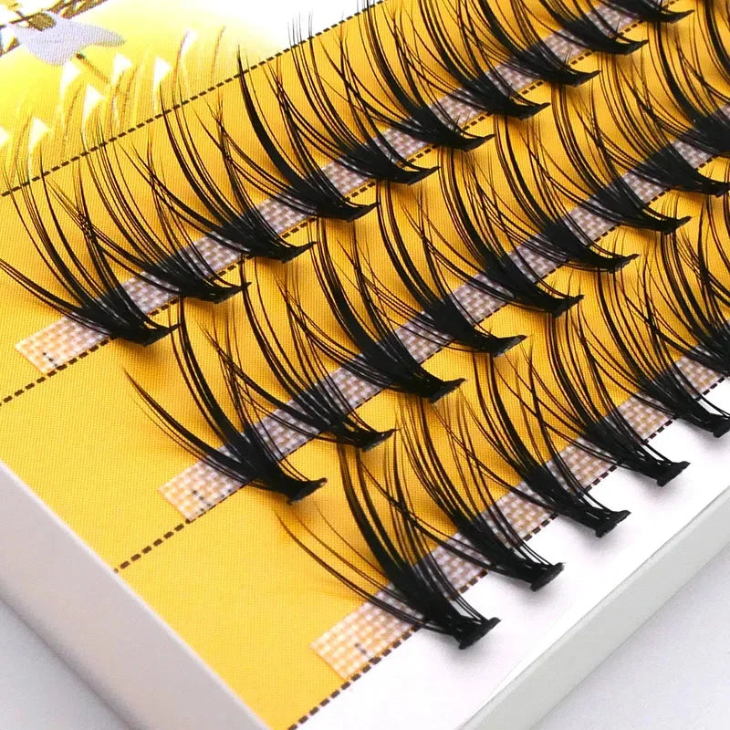 60 bundles/box 10/20/30D Individual Cluster Eyelash Extension Natural Mink Eyelashes Professional Makeup tools Lashes wholesale