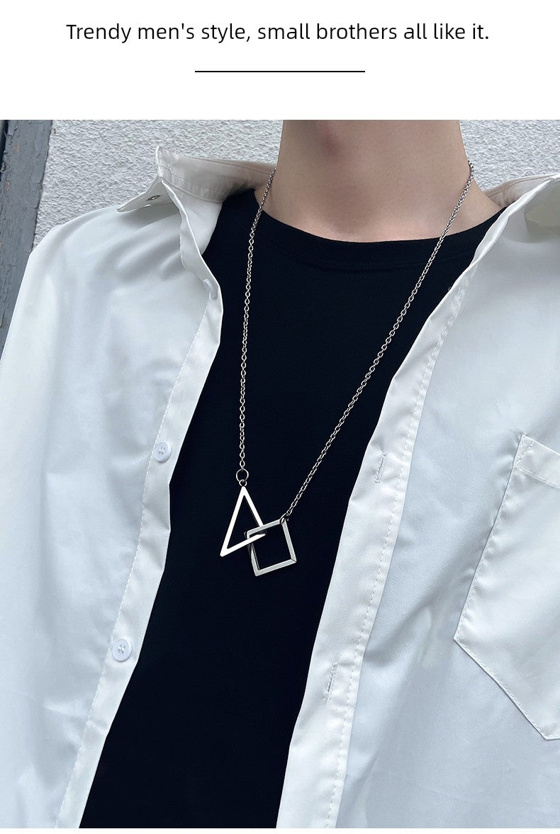 Men's Hip-Hop Fashionable Brand Fancy Hanging Ornaments Pendant Necklace