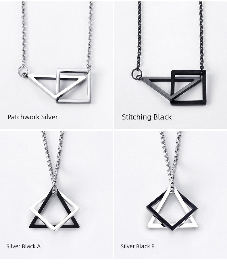 Men's Hip-Hop Fashionable Brand Fancy Hanging Ornaments Pendant Necklace