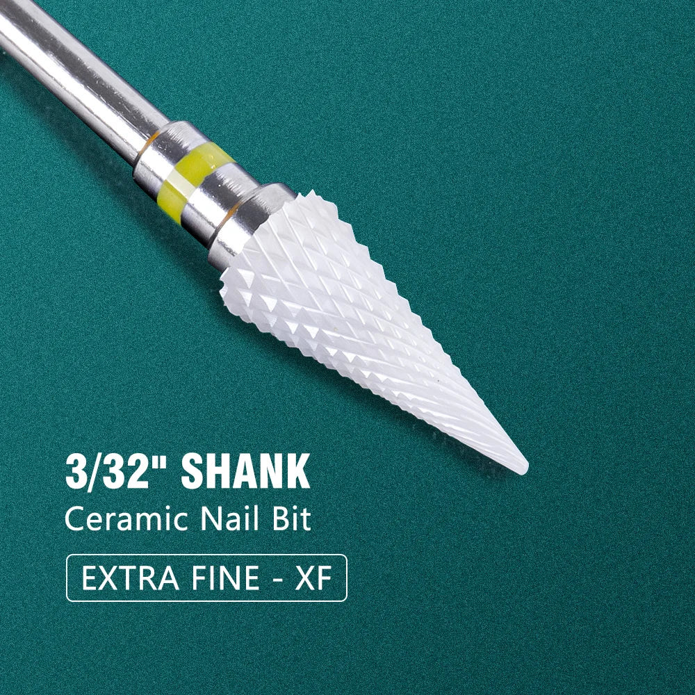 Dmoley Ceramic Tungsten Nail Drill Bit Electric Manicure Drills For Machine Milling Cutter Nail Burr Pedicure Accessories Tools