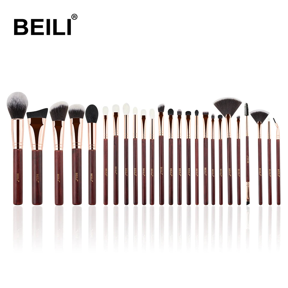 BEILI Brushes 25pcs Makeup Brush Set Cosmetic Foundation Brush Kit Eyeshadow Powder Blush Concealer Make Up Tool