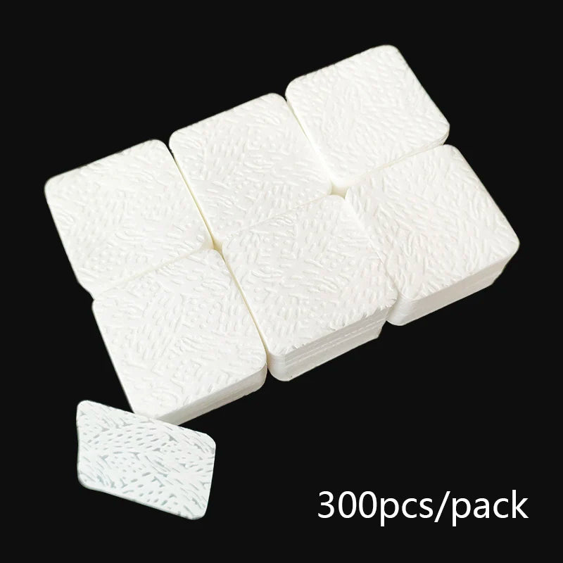 Lint Free Nail Wipes Nail Polish Remover Eyelash Extension Glue Cleaning Wipes Absorbent Soft Removal Tool for Nail Art