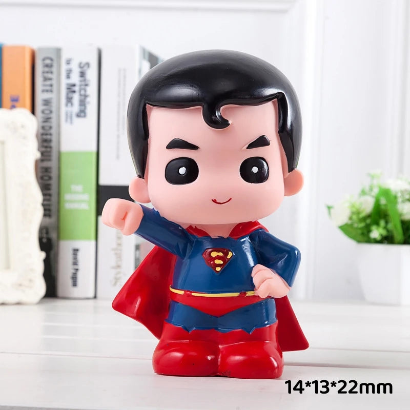 Cute Marvel Figures Anime Spiderman Iron Man America Captain America Hulk Avengers Originality Piggy Bank Kid Action Figure Gift