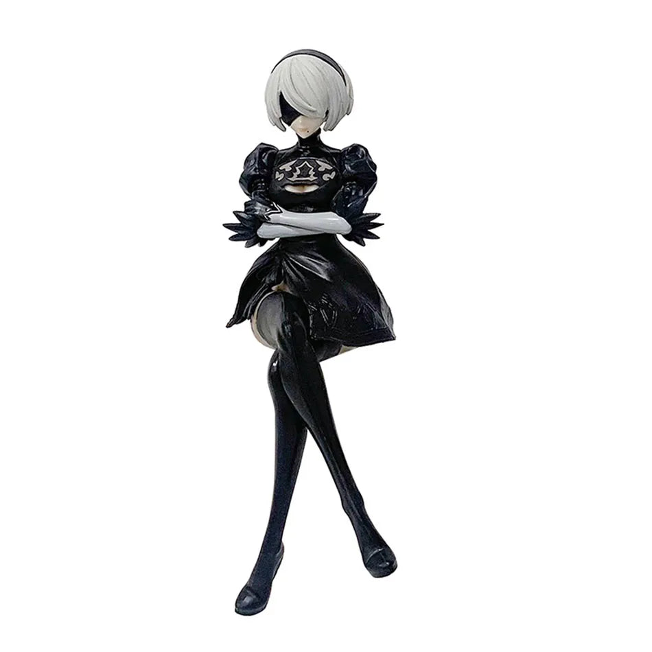 New SEGA Nier:automata Ver1.1A 2B Yorha No. 2 9S Type B 9S Premium Chokonose Figure Action Anime Mdel Toys Collectible Gift