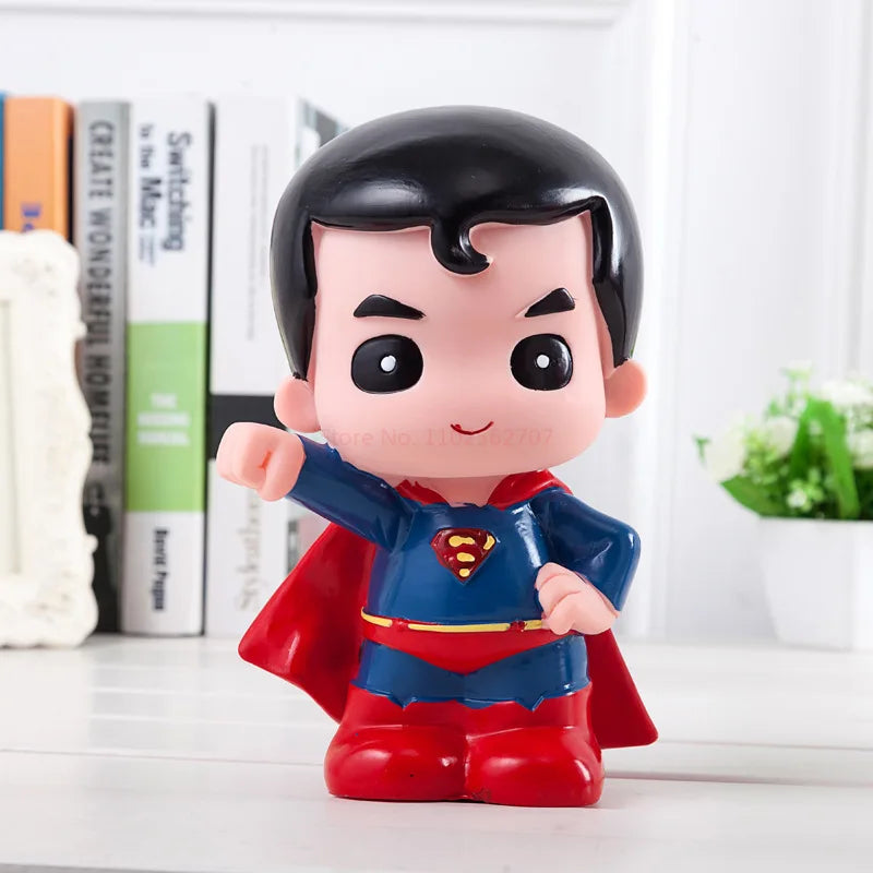 Cute Marvel Figures Anime Spiderman Iron Man America Captain America Hulk Avengers Originality Piggy Bank Kid Action Figure Gift