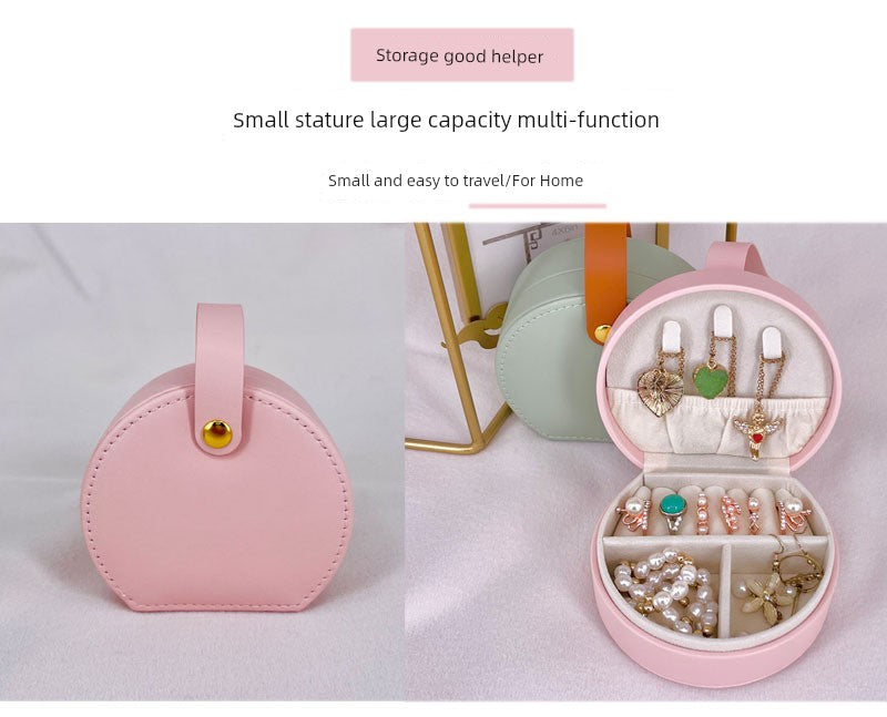 Travel Portable Satchel Classy Exquisite Ring Storage Box