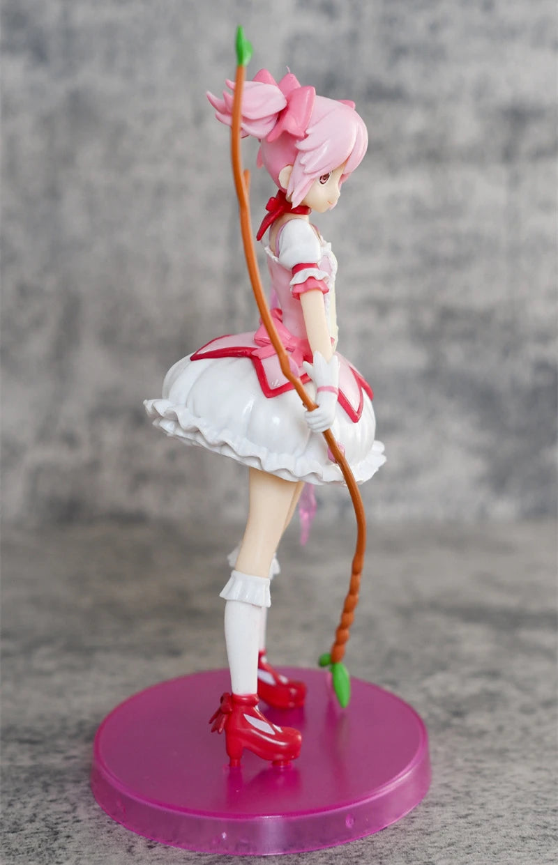 Kawaii Anime Kaname Madoka PVC Action Figure Statue Collectible Model Kids Toys Doll Gifts 19cm