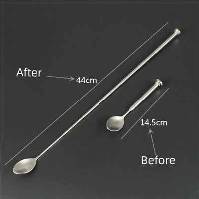 Cocktail Spoon Bar Spoon Stainless Steel Mixing Spiral Pattern Bar Teadrop Spoon  Bar Tool Bartender Tools