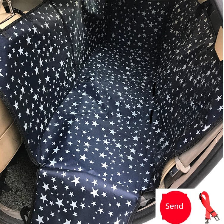 Dog Car Dog Mat Pet Car Seat Cushion Waterproof Rear Seat Safety Seat Protective Cover Anti-Dirty Pad