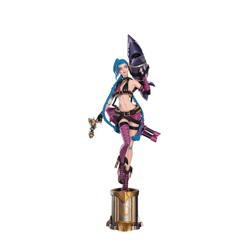 League Of Legends Jinx 3d Pen Anime Figurine Official Authentic Game Periphery Desk Decoration Ornament Toys Birthday Gifts