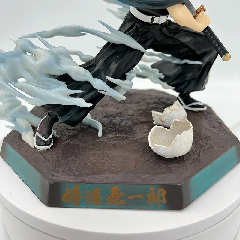 28cm Kokushibou Anime Figure Tanjiro Kamado Action Figure Tokitou Muichirou/Agatsuma Zenitsu Figurine Collectible Model Toy Gift