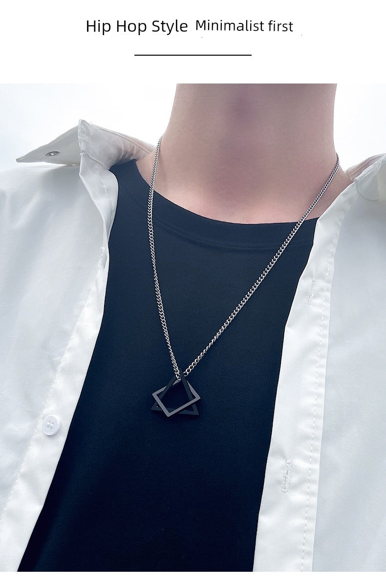 Men's Hip-Hop Fashionable Brand Fancy Hanging Ornaments Pendant Necklace