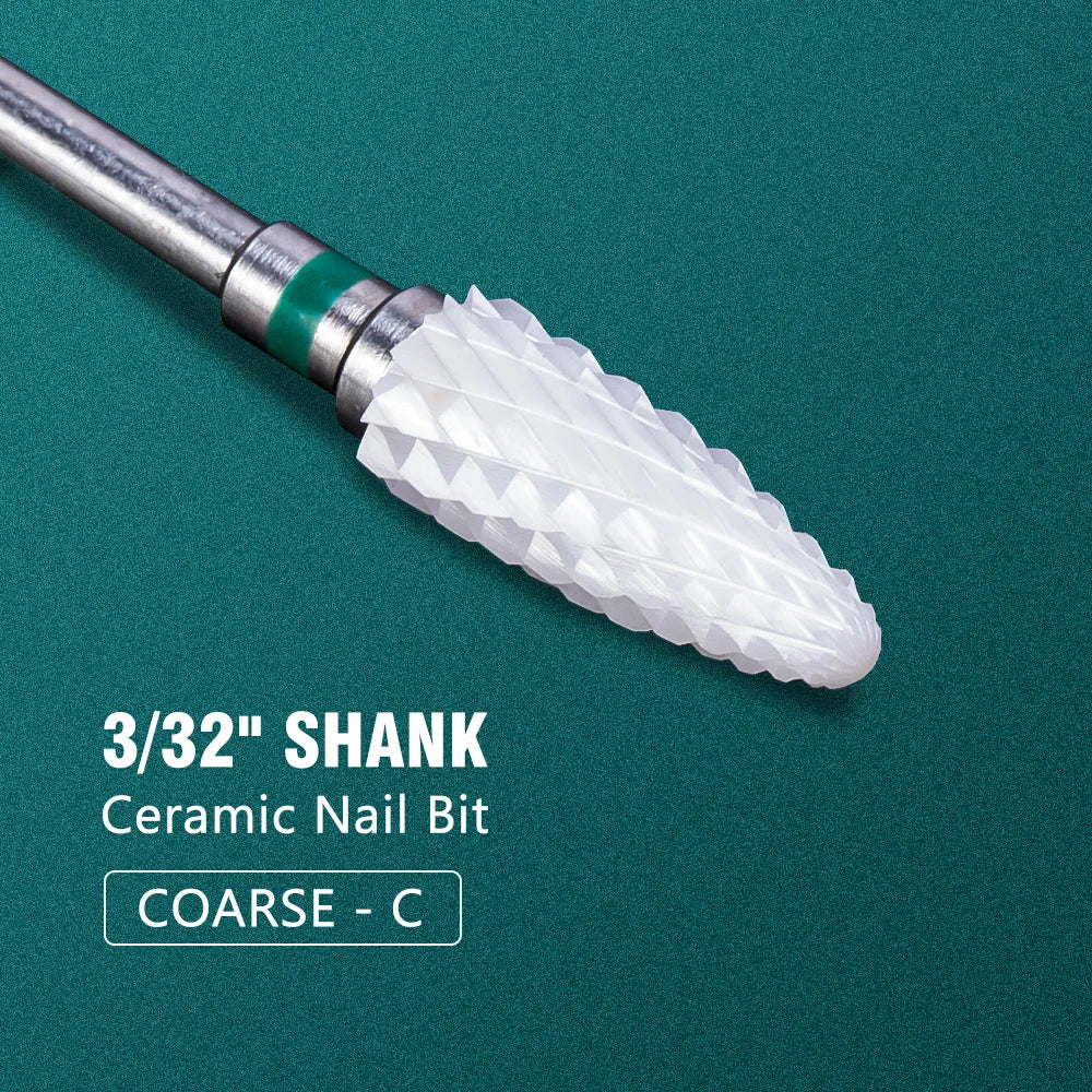 Dmoley Ceramic Tungsten Nail Drill Bit Electric Manicure Drills For Machine Milling Cutter Nail Burr Pedicure Accessories Tools