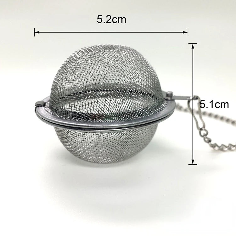 Stainless Steel Tea Infuser Tea Leaves Spice Seasoning Ball Strainer Teapot Fine Mesh Coffee Filter Teaware Kitchen Accessories