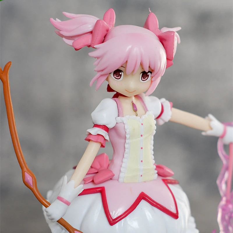 Kawaii Anime Kaname Madoka PVC Action Figure Statue Collectible Model Kids Toys Doll Gifts 19cm