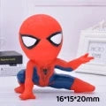 Cute Marvel Figures Anime Spiderman Iron Man America Captain America Hulk Avengers Originality Piggy Bank Kid Action Figure Gift