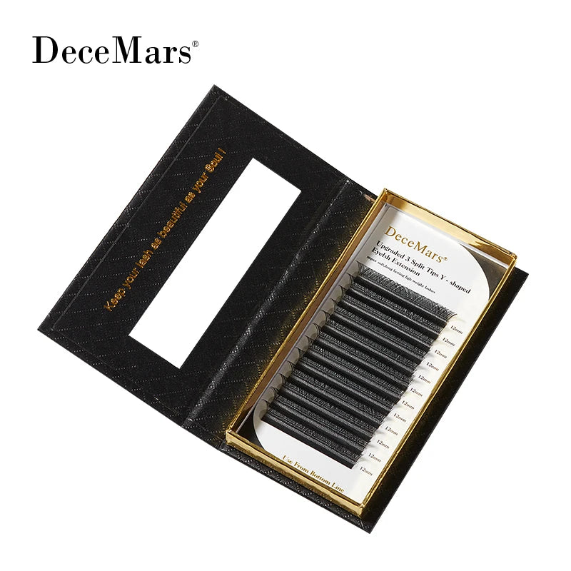 DeceMars 3 Split Tips Y-Shaped Eyelash Eextension