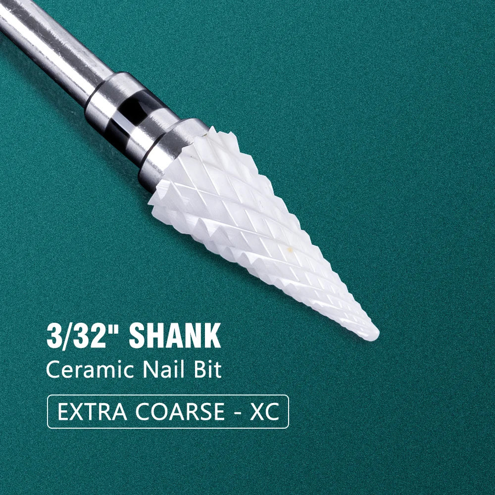 Dmoley Ceramic Tungsten Nail Drill Bit Electric Manicure Drills For Machine Milling Cutter Nail Burr Pedicure Accessories Tools