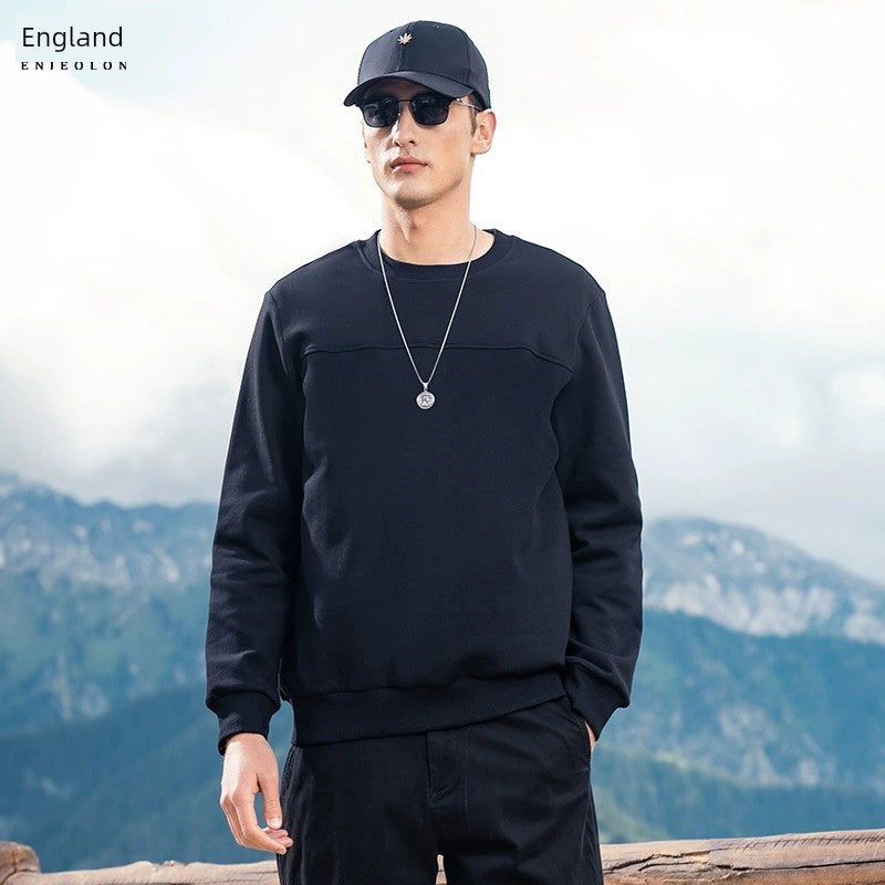 Yingjilun 370G American Retro Fall Winter Men Sweatshirt