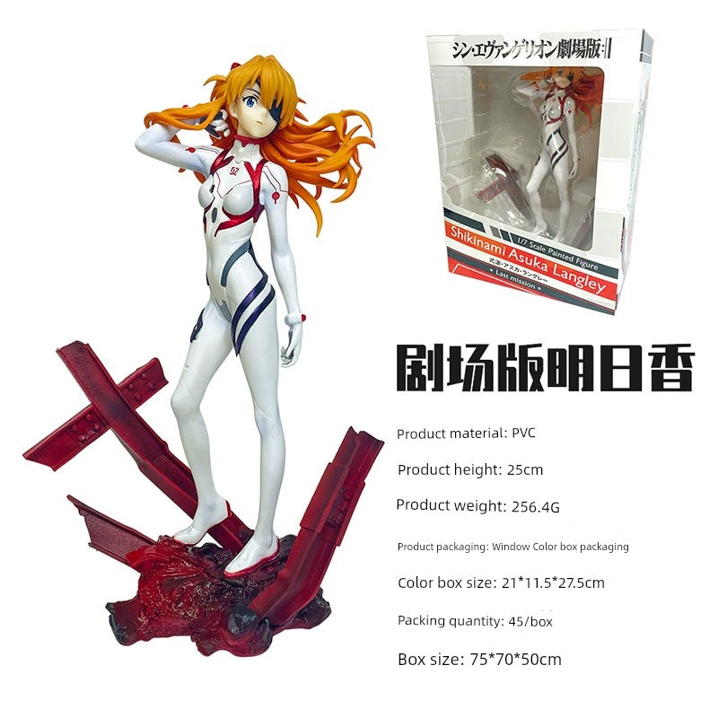 Eva Neon Genesis Evangelion Theater Version Final Ming Rixiang Final Battle Garage Kits Model Furnishing Articles Gift