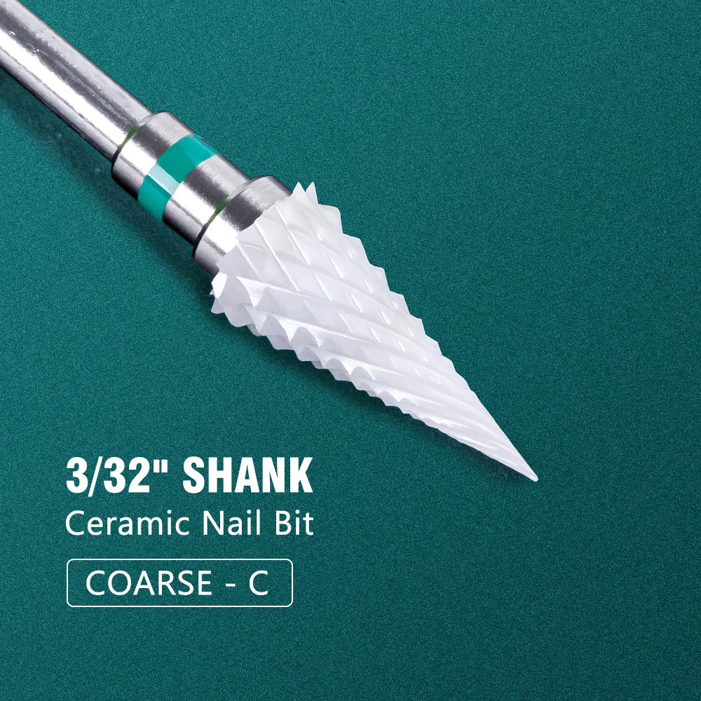 Dmoley Ceramic Tungsten Nail Drill Bit Electric Manicure Drills For Machine Milling Cutter Nail Burr Pedicure Accessories Tools