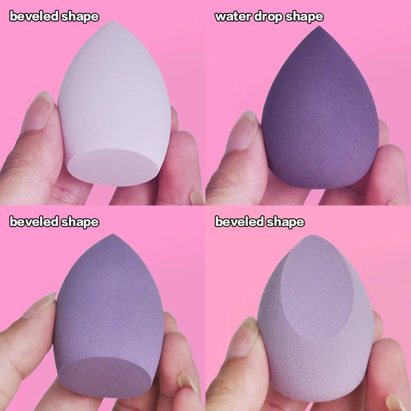 Different Sizes Makeup Sponge Dry&Wet Use Cosmetic Puff Sponge maquiagem Foundation Powder Blush Beauty Tools with Storage Box