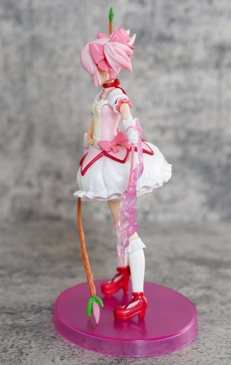 Kawaii Anime Kaname Madoka PVC Action Figure Statue Collectible Model Kids Toys Doll Gifts 19cm