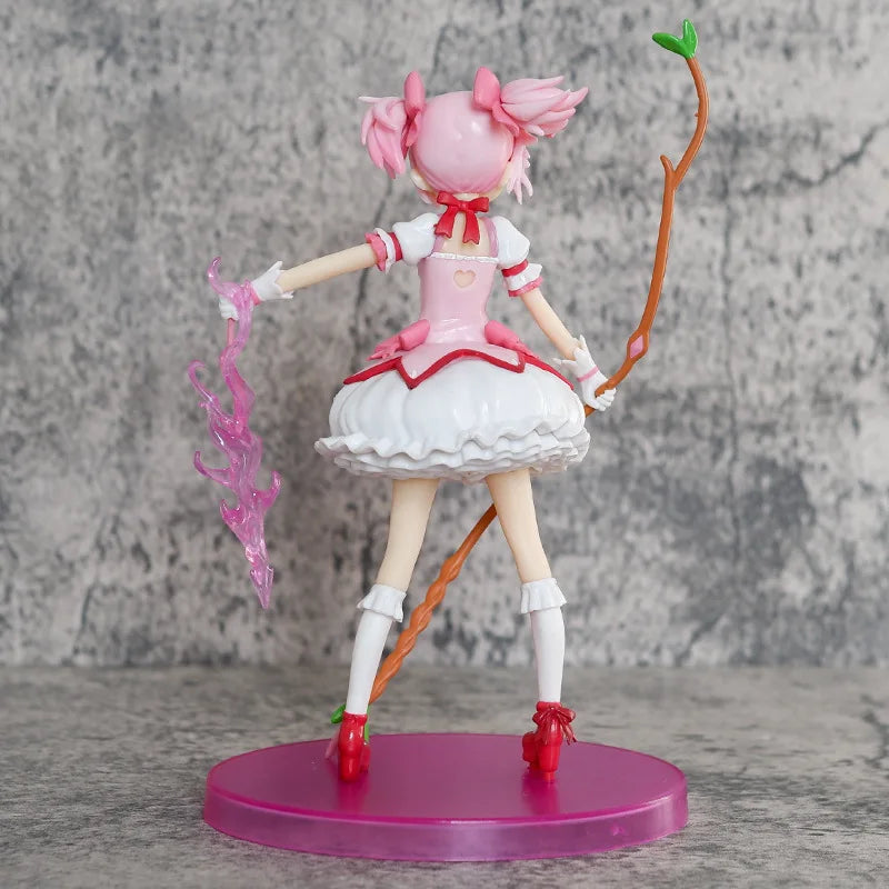 Kawaii Anime Kaname Madoka PVC Action Figure Statue Collectible Model Kids Toys Doll Gifts 19cm