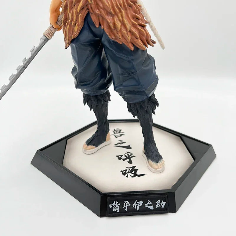 28cm Kokushibou Anime Figure Tanjiro Kamado Action Figure Tokitou Muichirou/Agatsuma Zenitsu Figurine Collectible Model Toy Gift