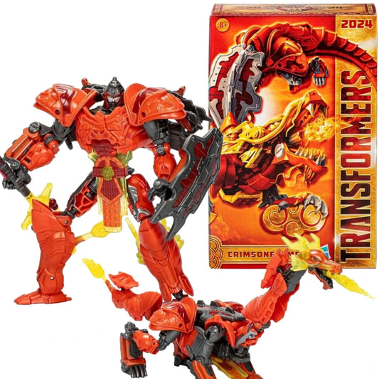 In Stock Transformers 2024 Chinese Lunar New Year Year of The Dragon Crimsonflame Action Figure Model Toy Collection Hobby Gift